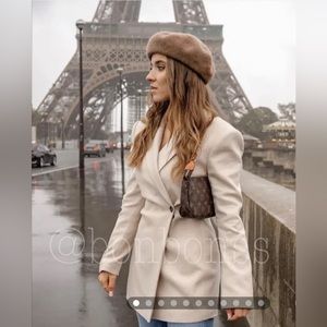 Zara oversized wool blend jacket limited edition